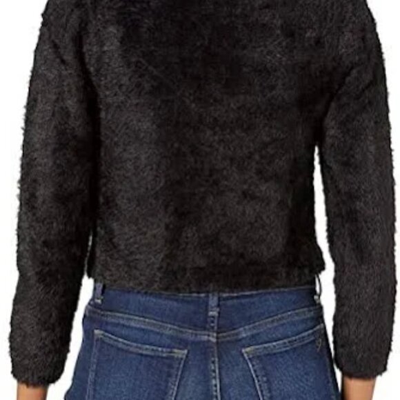 🌻 CLEARANCE- NWT – Tommy Hilfiger Super Soft Black Cropped Cardigan - Picture 2 of 10